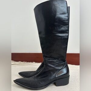 Gianni Barbato western leather boots